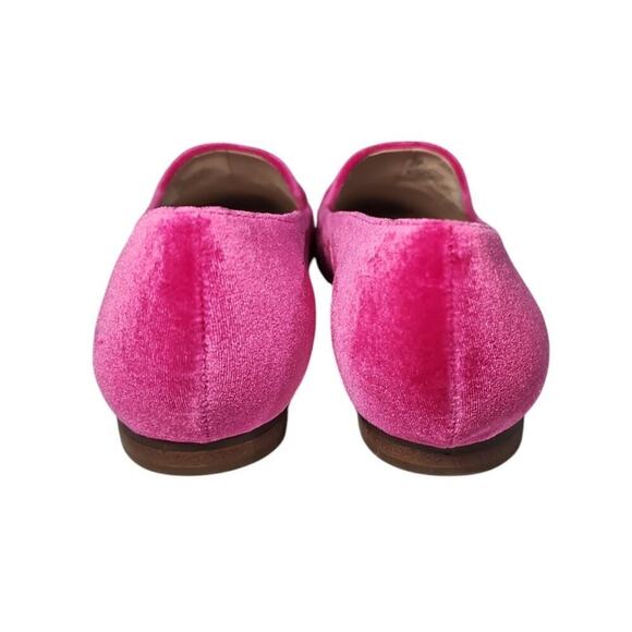 Gianni Bini Macen Two Bit Buckle Velvet Loafers Pink Size 8 NWOB - Picture 4 of 7